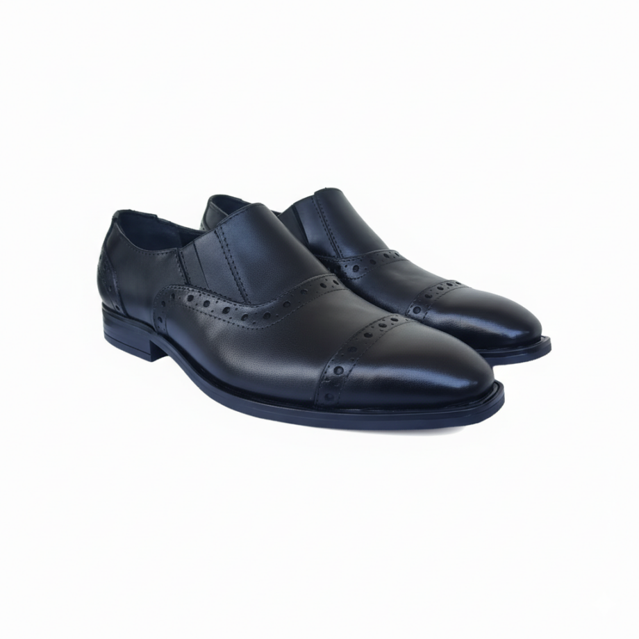 Hamburg - Double Elastic in Black