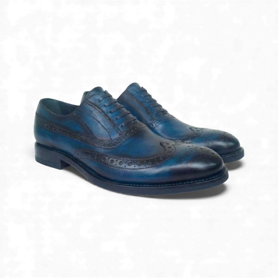 Cardiff - Oxford with Elastic in Indigo