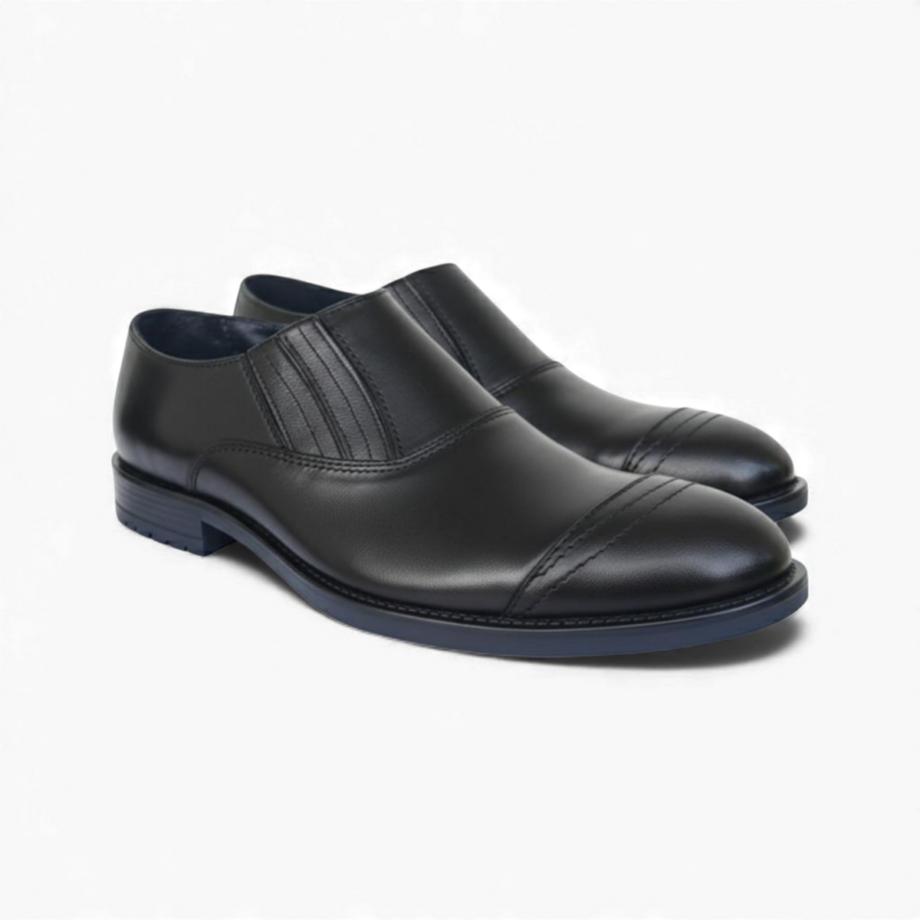 Nottingham - Double Elastic in Black