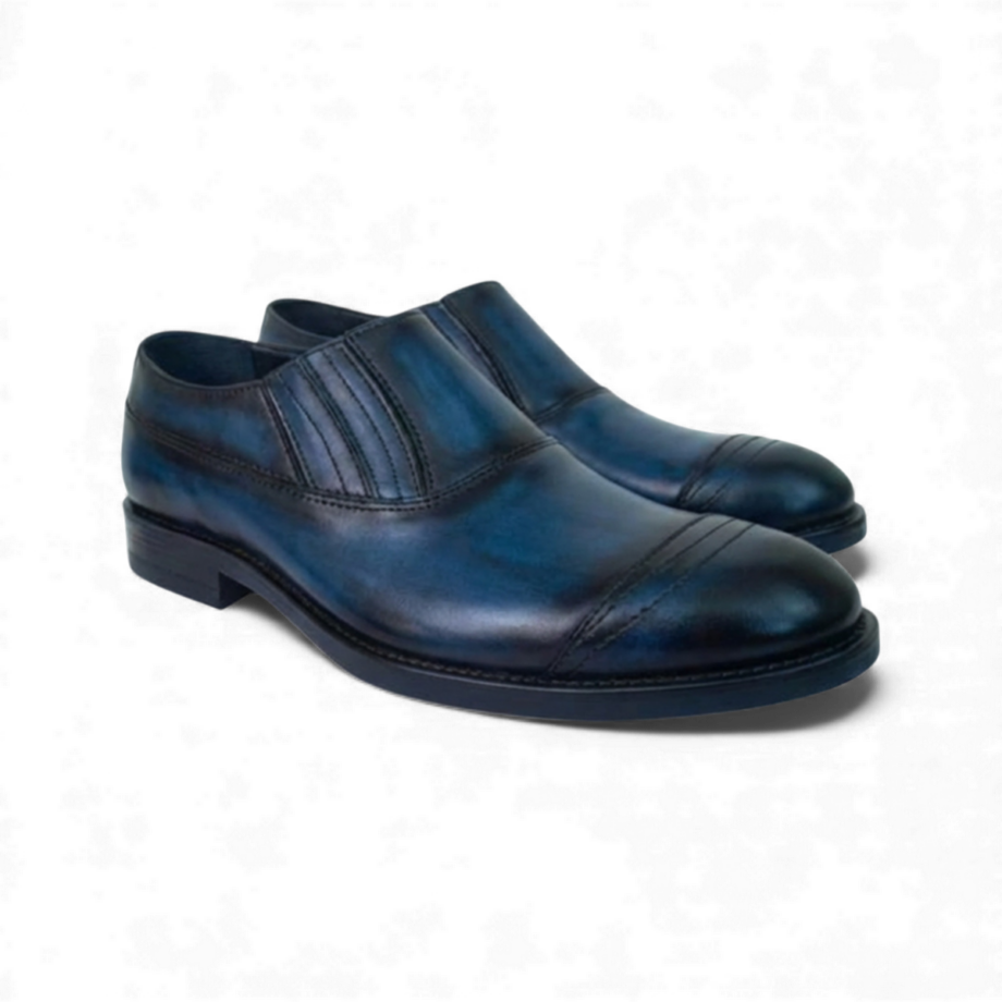 Nottingham - Double Elastic in Indigo